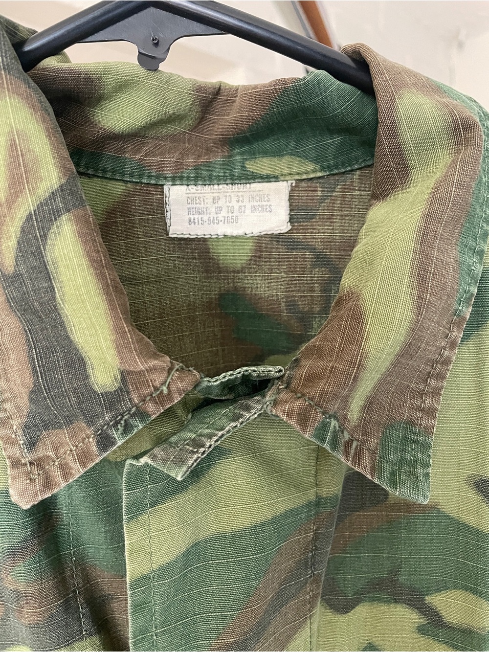 Vintage U.S. Military Woodland Camo BDU Ripstop Field Jacket XSmall - Picture 2 of 5